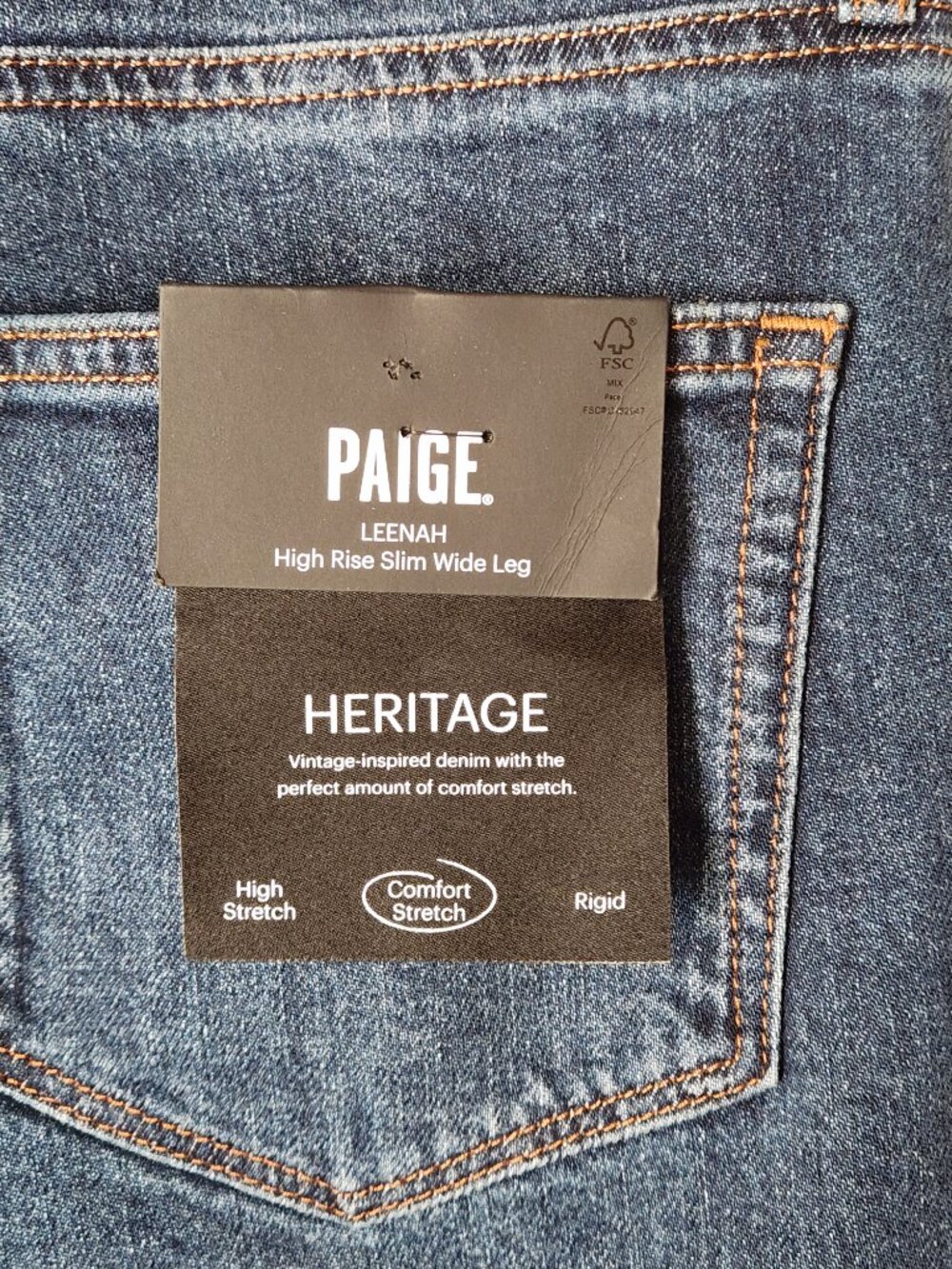 PAIGE Leenah Slim Wide Leg in Technique Wash - Picture 7 of 14